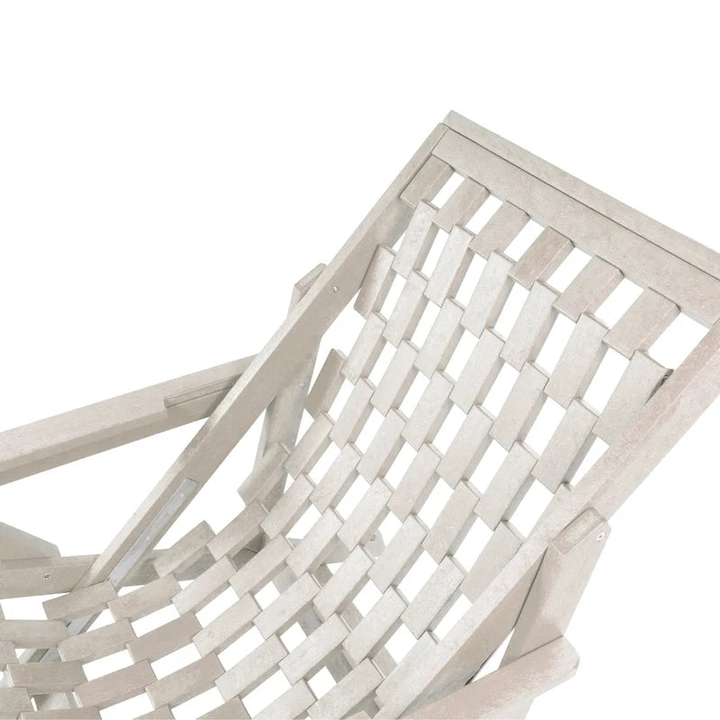 Set Sdraio e Tavolino Pieghevoli da Esterno All-Weather Aspen - 3 pezzi