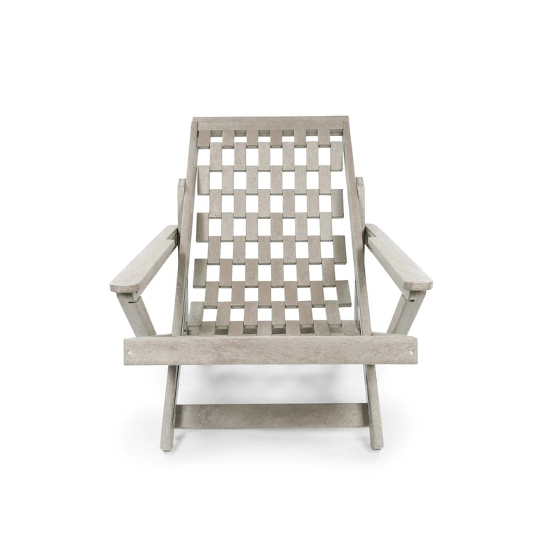 Set Sdraio e Tavolino Pieghevoli da Esterno All-Weather Aspen - 3 pezzi
