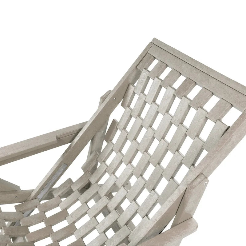 Set Sdraio e Tavolino Pieghevoli da Esterno All-Weather Aspen - 3 pezzi