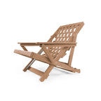 Set Sdraio e Tavolino Pieghevoli da Esterno All-Weather Aspen - 3 pezzi
