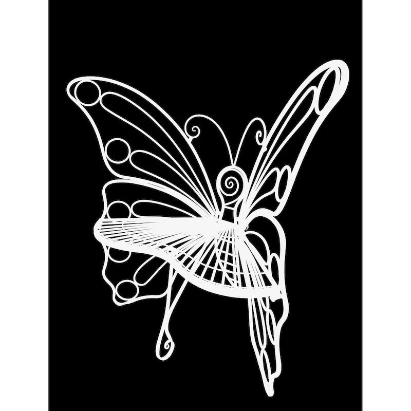 Sedia Butterfly Bianca