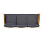 Christopher Knight Home – Ensemble de conversation d'extérieur 5 pièces en bois d'acacia courbé Avery
