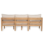 Christopher Knight Home – Ensemble de conversation d'extérieur 5 pièces en bois d'acacia courbé Avery