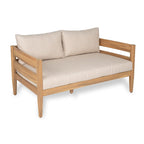 Christopher Knight Home – Ensemble de conversation d'extérieur 5 pièces en bois d'acacia courbé Avery