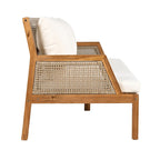 Christopher Knight Home - Set da conversazione Malachi da esterno a 4 pezzi in legno di acacia