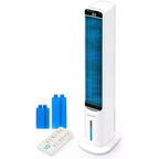 Refroidisseur d'air évaporatif portable SereneLife – Réservoir d'eau amovible de 5 L – Blanc
