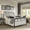 Letto in metallo nero