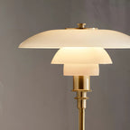 HomeyFad Lampada da tavolo a LED a livelli postmoderna con alimentazione integrata