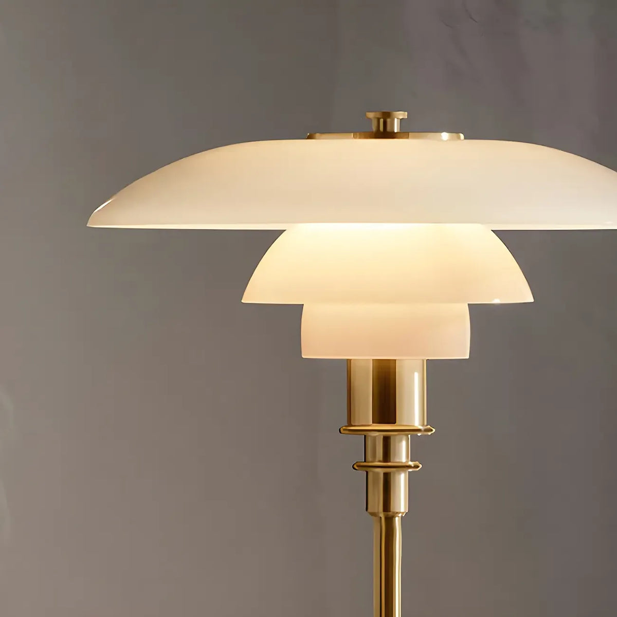 HomeyFad Lampada da tavolo a LED a livelli postmoderna con alimentazione integrata