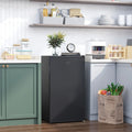 Mini Frigo da 90 litri con congelatore, Frigorifero Compatto Monoporta con Termostato Regolabile per Camera da Letto