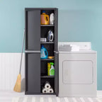 Sterilite Set da 2 organizer a 4 ripiani regolabili per garage, grigio