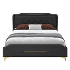 Letto Moderno Imbottito in Ecopelle
