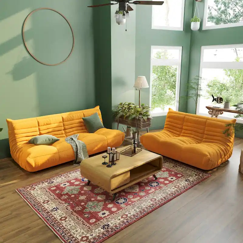 Divano da pavimento, morbido, pigro, a sacco, per soggiorno
