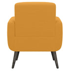 Poltrona di design di metà secolo Carson Carrington Keflavik, giallo senape