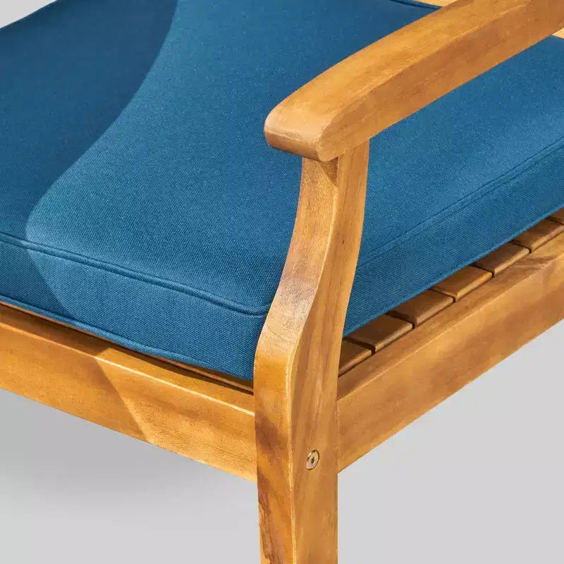 Sedia da pranzo da esterno in legno di acacia Perla 2 pz - Christopher Knight Home