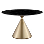 Morden Fort Set da pranzo rotondo moderno di lusso da 5 pezzi con tavolo e sedie
