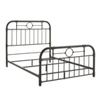 Letto in metallo nero
