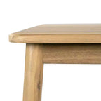 Christopher Knight Home Irene Set da pranzo da esterno rustico a 9 pezzi in legno di acacia con sedie con schienale curvo e cuscini