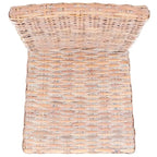 Set di 2 sedie da pranzo in vimini naturale 48L x 56P x 104A cm, stile Boho Coastal