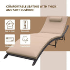 Set di 3 Chaise Lounge da Esterno Kullavik