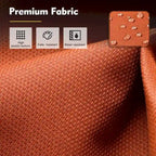 Set da conversazione da esterno XIZZI da 9 pezzi con sedia girevole