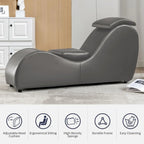 Mixoy Sedia Yoga da Interno, Sedia a Sdraio Yoga Curva per Adulti per Stretching, Esercizio e Relax