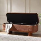 Panca con ripiano ribaltabile Clara Simple Assemble con struttura in legno massello|HULALA HOME