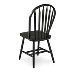 Sedia da pranzo in legno massello Windsor Arrowback