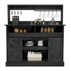 Meuble bas de bar à café Moasis Farmhouse - 38,4 P x 119,9 L x 130,8 H