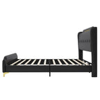 Letto Moderno Imbottito in Ecopelle