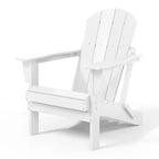 Polytrends Laguna Sedia Adirondack Pieghevole da Esterno per Patio Resistente allo Sbiadimento e alle Intemperie
