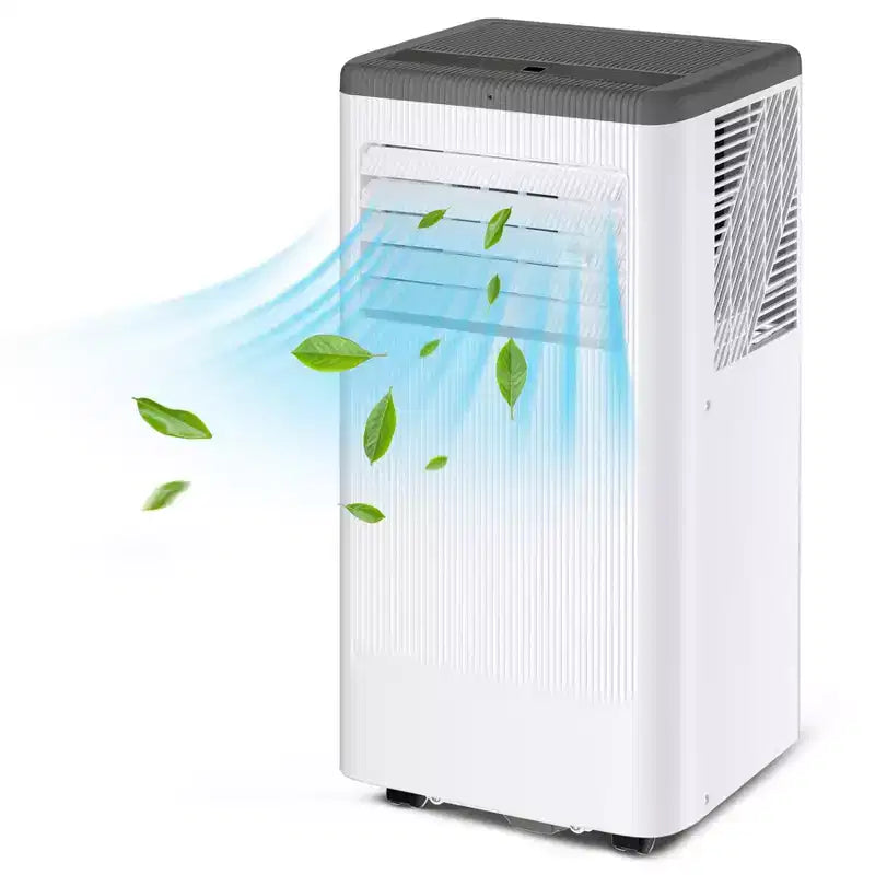 Condizionatori portatili, Flarhetoric 10000 BTU Raffreddamento/Ventilatore/Deumidificatore 3 IN 1 Unità AC portatile per stanze di 52 M², Unità per ambienti a bassa rumorosità
