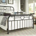 Letto in metallo nero
