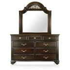 Commode et miroir traditionnels 2 pièces à 9 tiroirs Vame par Furniture of America