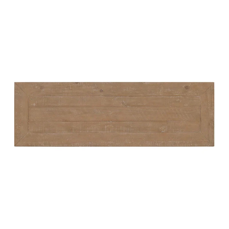 The Gray Barn Downington Consolle da Divano in Legno Massello a 2 Cassetti