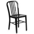 Sedia da interno/esterno in metallo di grado commerciale Flash Furniture