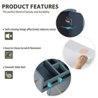 Mobile bagno singolo da 76 cm con lavabo, armadietto e 3 cassetti – Nero / Blu / Verde / Indaco / Bianco