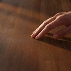 Set da Pranzo Moderno - Tavolo 80" + 6 Sedie Imbottite, Struttura in Legno Massello, Capacità Tavolo 400 libbre, Facile Montaggio