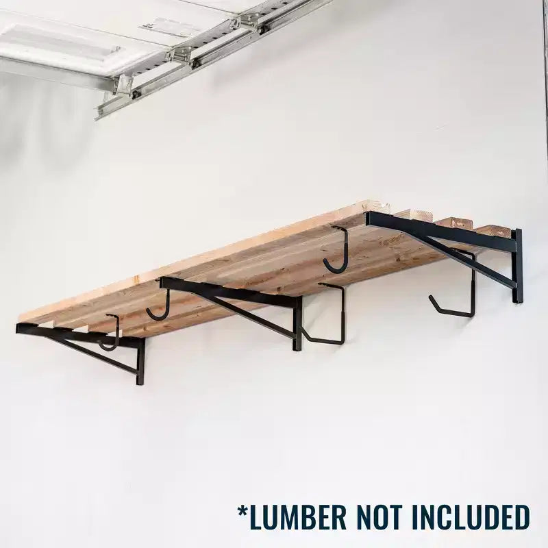 StoreYourBoard Staffe per mensole a muro fai da te 2' x 8' | Mensola da parete resistente per garage