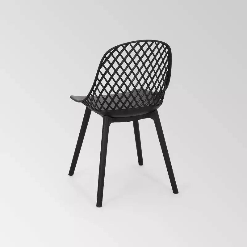 Sedia da pranzo moderna Lily (confezione da 2) in resina - Christopher Knight Home