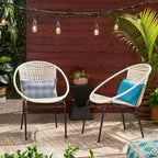 Poltrone moderne Java 2pk in finto rattan - Christopher Knight Home