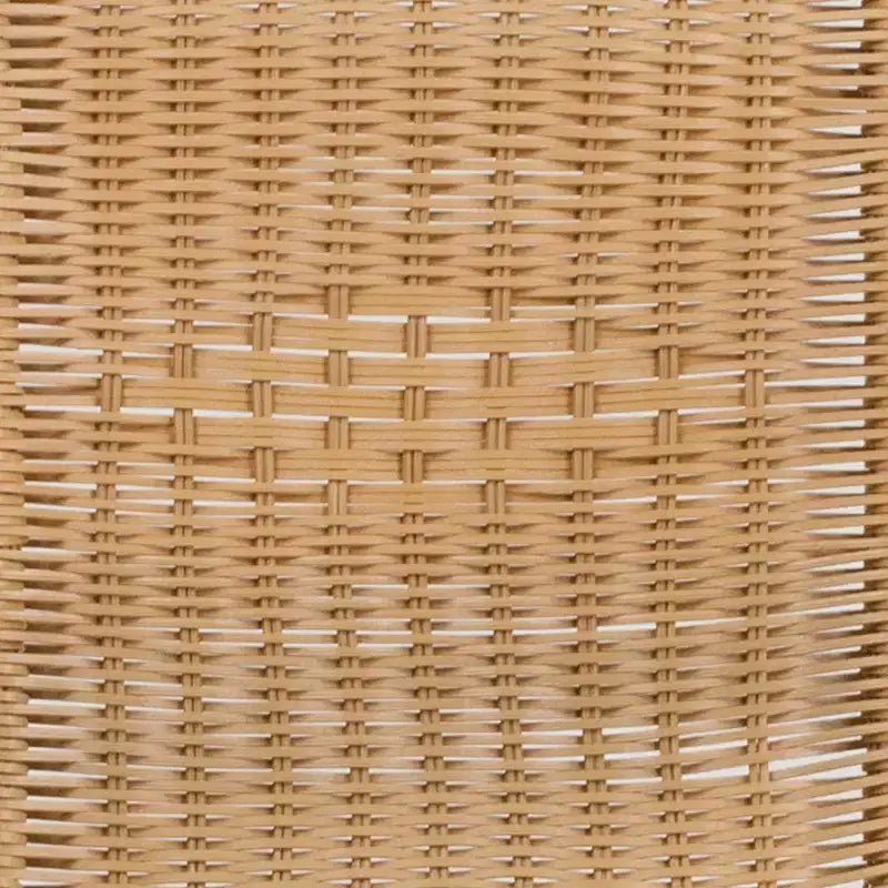 Sedia impilabile da ristorante Flash Furniture in alluminio e rattan per interni ed esterni ad uso commerciale
