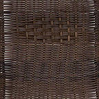 Sedia impilabile da ristorante Flash Furniture in alluminio e rattan per interni ed esterni ad uso commerciale