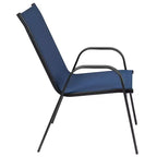 Emma e Oliver, set da 4 sedie impilabili da esterno con materiale Flex Comfort - Sedia impilabile da patio