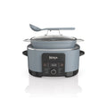 Ciotola multifunzione da 8,5 litri, con 8 funzioni in 1: Slow Cooker, Forno Olandese, Vaporiera, Coperchio in Vetro, Cucchiaio Integrato, Pentola Adatta al Forno fino a 260°C