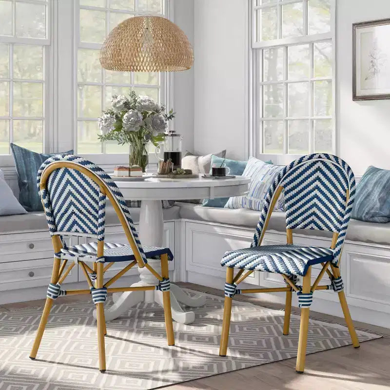 24/7 Shop At Home Set of 2 Benton Patio Counter Height Chair