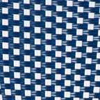 Flash Furniture Bordeaux Sedia impilabile da bistrò commerciale per interni/esterni, schienale e seduta in rattan PE, struttura in alluminio con stampa bambù
