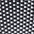 Flash Furniture Bordeaux Sedia impilabile da bistrò commerciale per interni/esterni, schienale e seduta in rattan PE, struttura in alluminio con stampa bambù