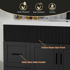 Mobile bagno 30/36/48 Wavy Line con lavabo e rubinetto