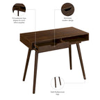 Scrivania per computer Bush Furniture Nora 40W con cassetti e ripiani